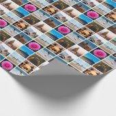 Negen Foto Afbeelding Collage  Gift Cadeaupapier (Hoek)