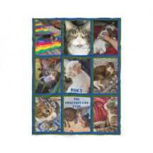 Negen foto Blauw groene rand Pet Keepomwille