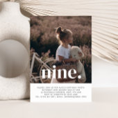 Negen Foto eerste uitnodiging op vrijdag