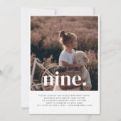 Negen Foto eerste uitnodiging op vrijdag (Voorkant)