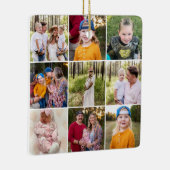 Negen foto van ons houden van kerstkeramisch keram keramisch ornament (Rechts)