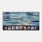 Negen foto water Afbeelding monogram Bureaumat (Voorkant)