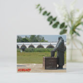 Negen-holed Bridge, Briefkaart Hongarije (Staand voorkant)