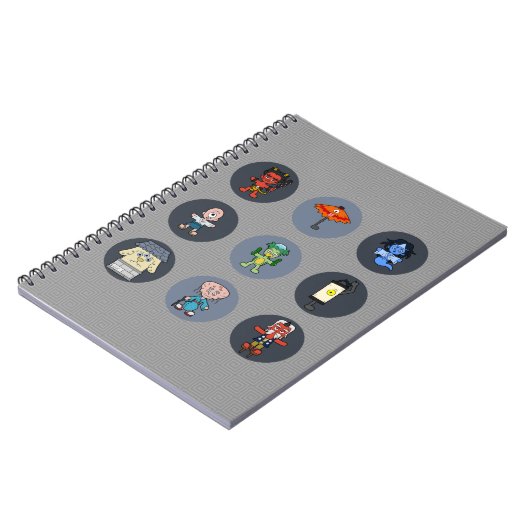 Negen Japanse Yokai Monster Notitieboek (Linkerzijde)