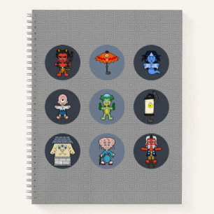Negen Japanse Yokai Monster Notitieboek