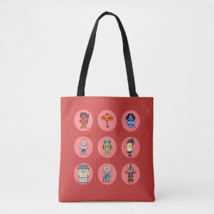 Negen Japanse Yokai Monster Tote Bag