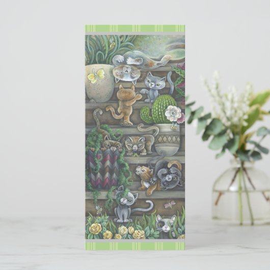 Negen katten (Staand voorkant)