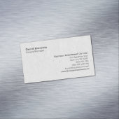  negen lijn gepersonaliseerd magnetisch visitekaartje (Voorbeeld)