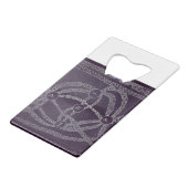 Negen maan in de donkere wereld creditkaart flessenopener (Voorkant Gekanteld)