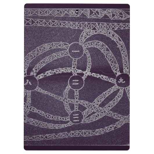 Negen maan in de donkere wereld klembord (Achterkant)