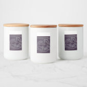 Negen maan in de donkere wereld voedselcontainer etiket (Flessen)