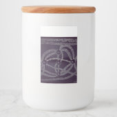 Negen maan in de donkere wereld voedselcontainer etiket (Voorkant)