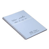 Negen maanden, Brieven aan mijn Zoon - Schattige B Notitieboek (Rechterzijde)