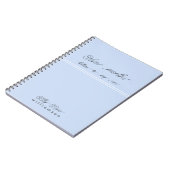 Negen maanden, Brieven aan mijn Zoon - Schattige B Notitieboek (Linkerzijde)