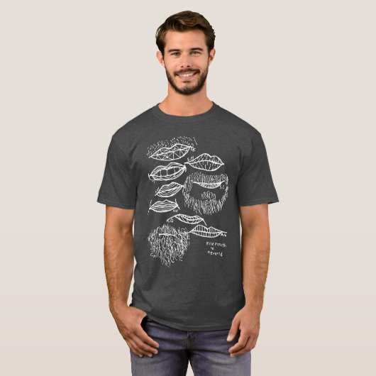 negen mond naar de nieuwe wereld t-shirt (Voorkant volledig)