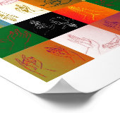 Negen Mudras Poster B (Hoek)