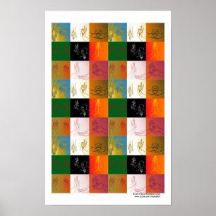 Negen Mudras Poster B