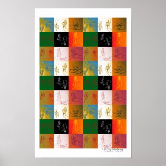 Negen Mudras Poster B (Voorkant)