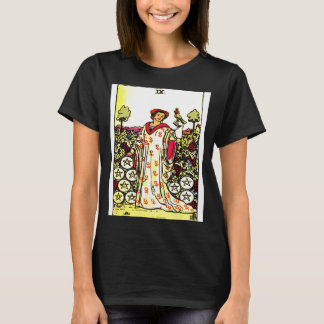 Negen munten of Pentacles Tarot Rider Wa T-shirt