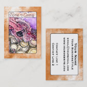 Negen munten visitekaartje (Voorkant / Achterkant)