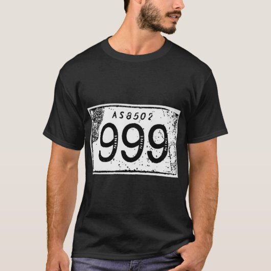 negen negen negen5 vintage t-shirt (Voorkant)