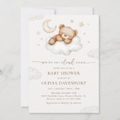 Negen neutrale teddyberen Baby shower Kaart (Voorkant)