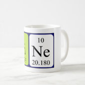 Negen periodieke lijstnaam mok (Voorkant rechts)