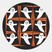 Negen Schattigee geesten Ronde Sticker (Voorkant)