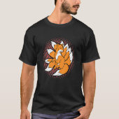 Negen staart Kitsune Japans Fox Kami Inari voor GI T-shirt (Voorkant)