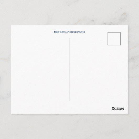 Negen Uitzichten van Derwentwater - Lake District, Briefkaart (Achterkant)