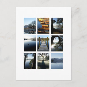 Negen Uitzichten van Derwentwater - Lake District, Briefkaart