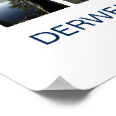 Negen Uitzichten van Derwentwater - Poster van het (Hoek)