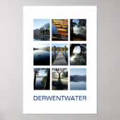 Negen Uitzichten van Derwentwater - Poster van het (Voorkant)