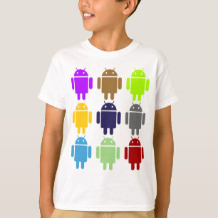 Negen wasdroids (Android Multiple Colors Humor) T-shirt