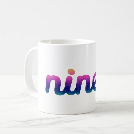 Negen woord koffiemok (Voorkant links)