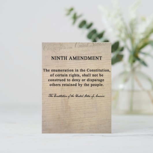 Negende Briefkaart (Staand voorkant)