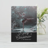 NEGENDE DAG VAN KERST / Kerstmis fotokaart Feestdagenkaart (Staand voorkant)