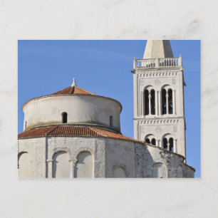 Negende-eeuwse pre-romaanse kerk briefkaart