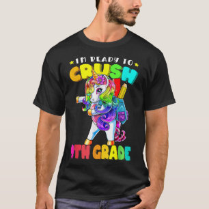 Negende graad verlies tante Unicorn Terug naar sch T-shirt
