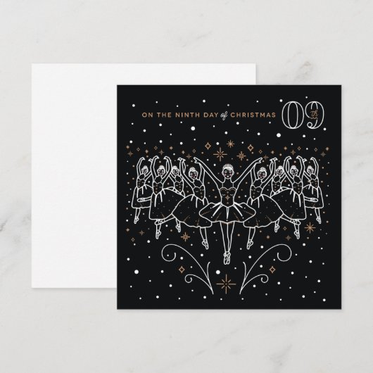 Negende kerstdag / Fotokaart 5.25 (Voorkant / Achterkant)