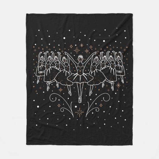 Negende kerstdag, rugleuning met schroefdraad fleece deken (Voorkant)