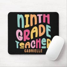 negende klas leraar kleurrijke tekst