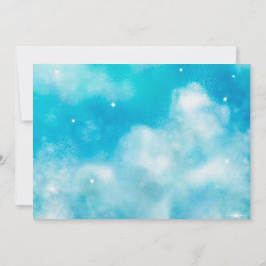 Negende verjaardag van Cloud Nine Boy Kaart (Achterkant)