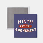 Negende wijziging EST 1791 Magneet (Voorkant / Achterkant)