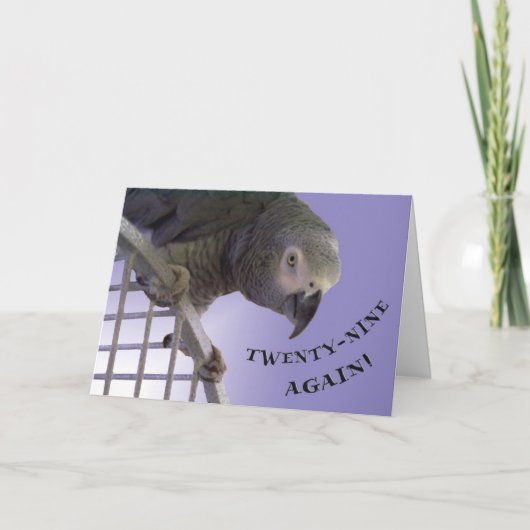 Negenentwintig opnieuw kaart (Voorkant)