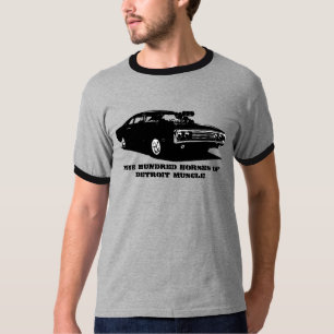 Negenhonderd paarden van Detroit spier T-shirt