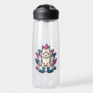 Negenstaartige Kitsune Vos- Japanse Yokai Waterfles