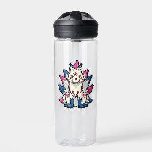 Negenstaartige Kitsune Vos- Japanse Yokai Waterfles