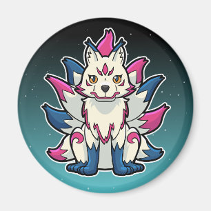 Negenstaartige Vos- Kyuubi Kitsune Magneet