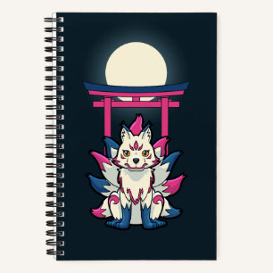 Negenstaartkitsune - Japanse Fox Yokai Notitieboek